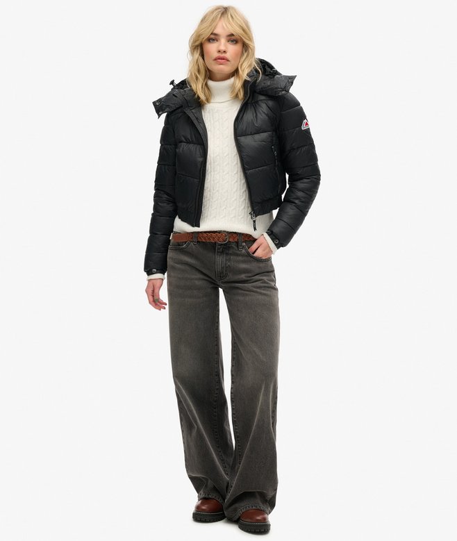 Superdry Crop Hooded Fuji Jacket