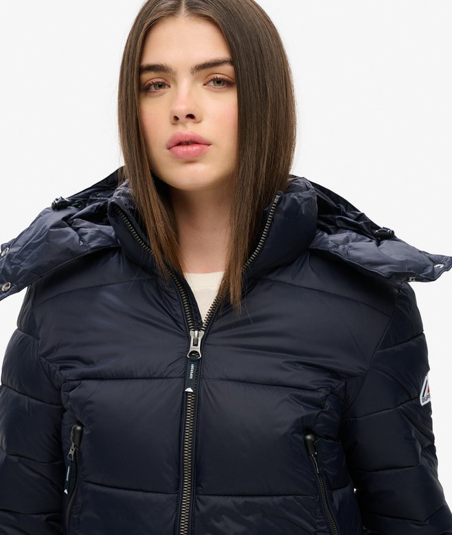 Superdry Crop Hooded Fuji Jacket