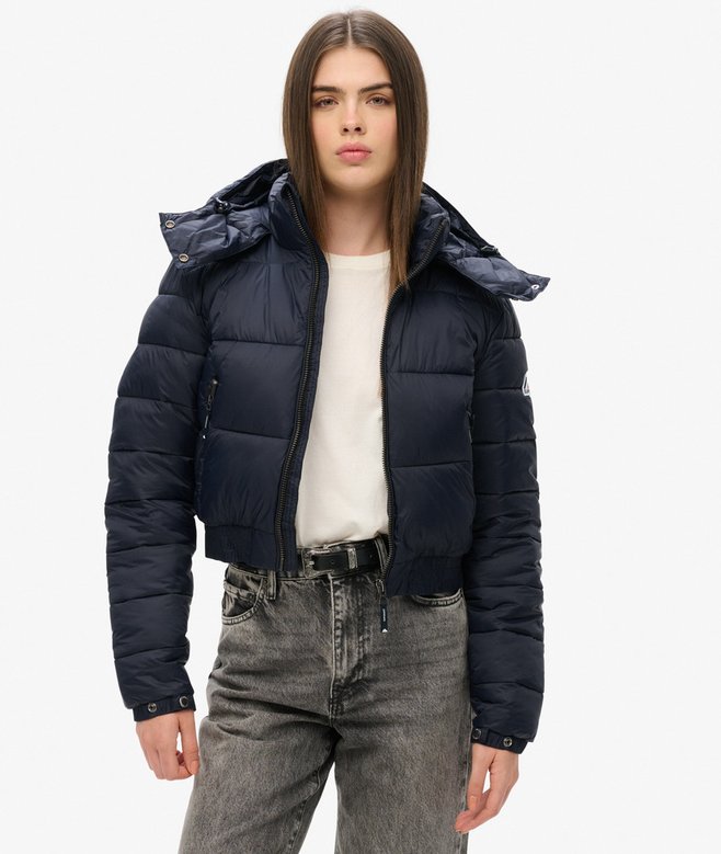 superdry Crop Hooded Fuji Jacket