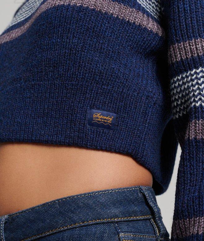 Superdry Cropped Classic Crew Jumper