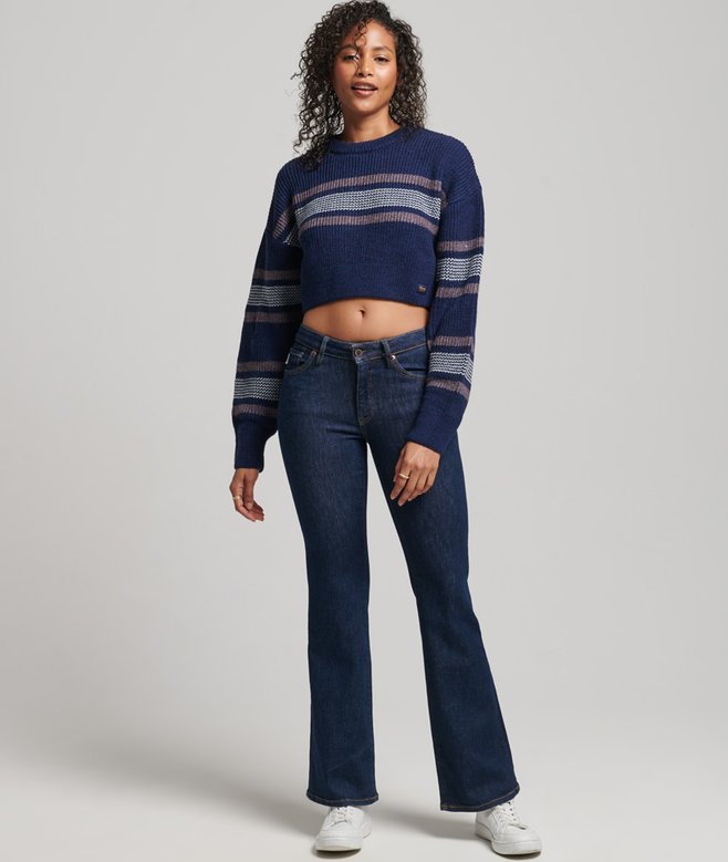 Superdry Cropped Classic Crew Jumper