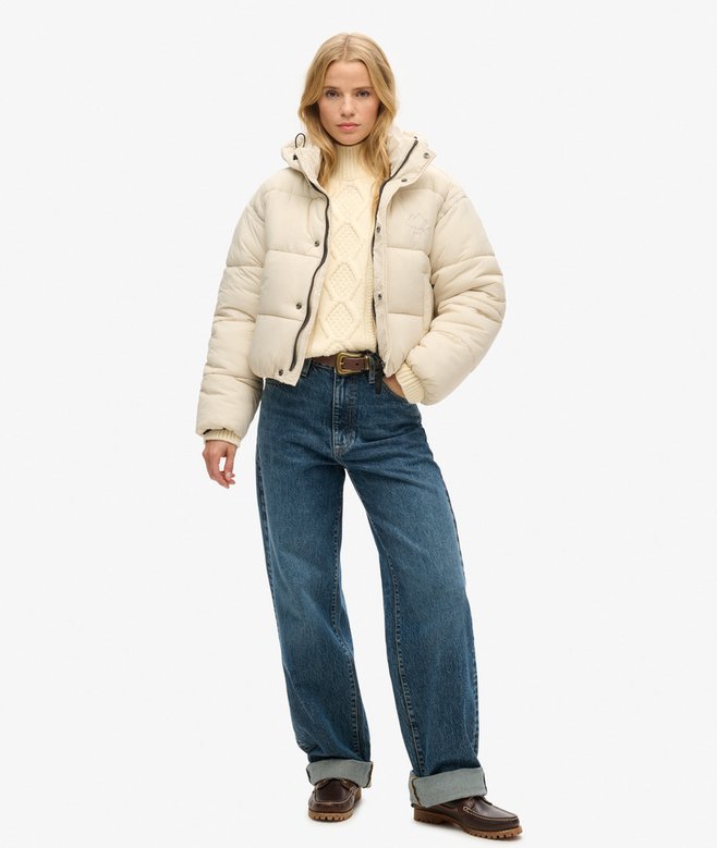 Superdry Cropped Cocoon Puffer Jacket