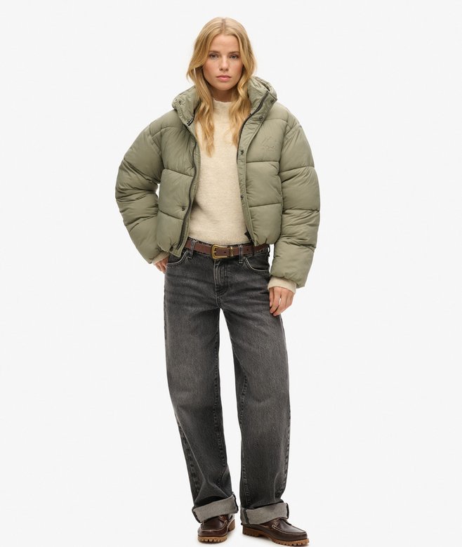 Superdry Cropped Cocoon Puffer Jacket