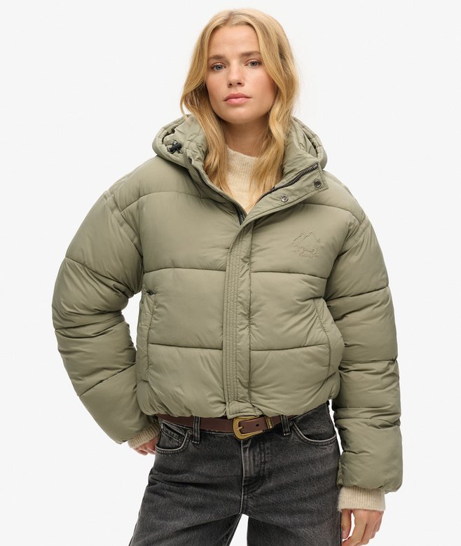 Superdry Cropped Cocoon Puffer Jacket