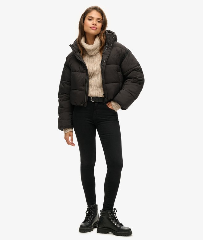 Superdry Cropped Cocoon Puffer Jacket