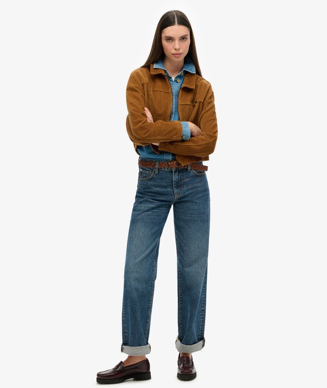 Superdry Cropped Cord Jacket