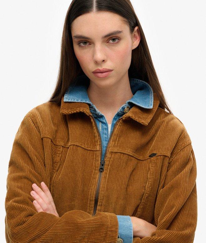 Superdry Cropped Cord Jacket
