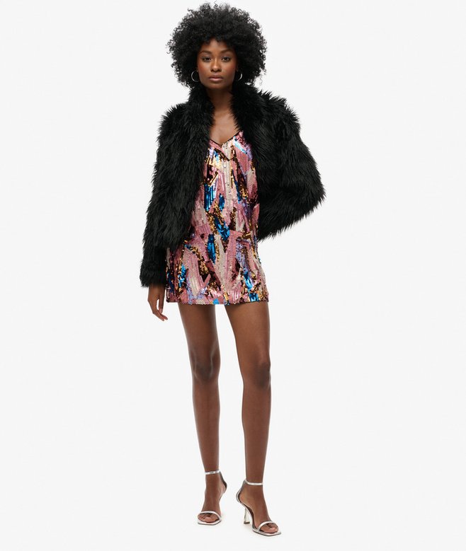 Superdry Deco Sequin Mini Dress