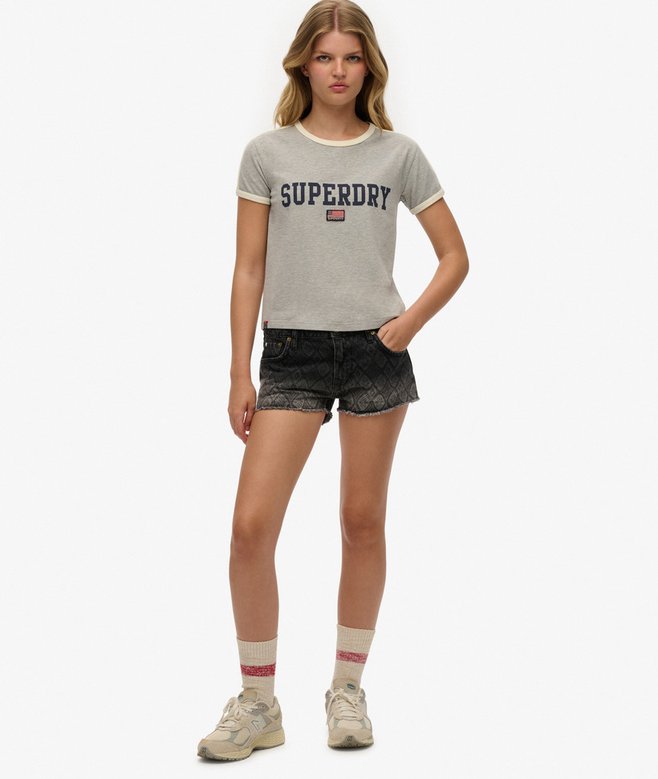 superdry Denim Hot Shorts