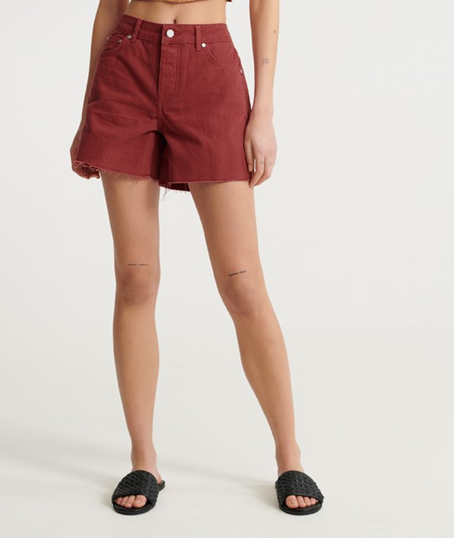 superdry Denim Mid Length Shorts