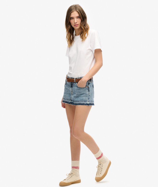 Superdry Denim Mini Skirt