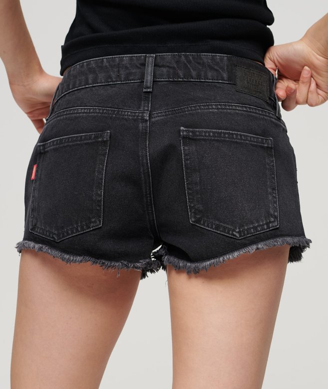 Superdry Diamante Embellished Denim Shorts