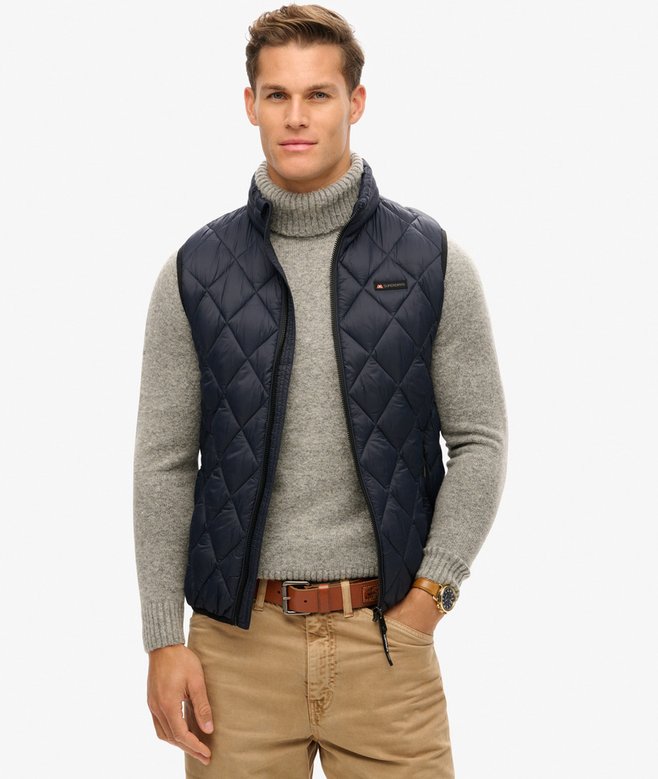 superdry Diamond Quilt Fuji Lite Gilet