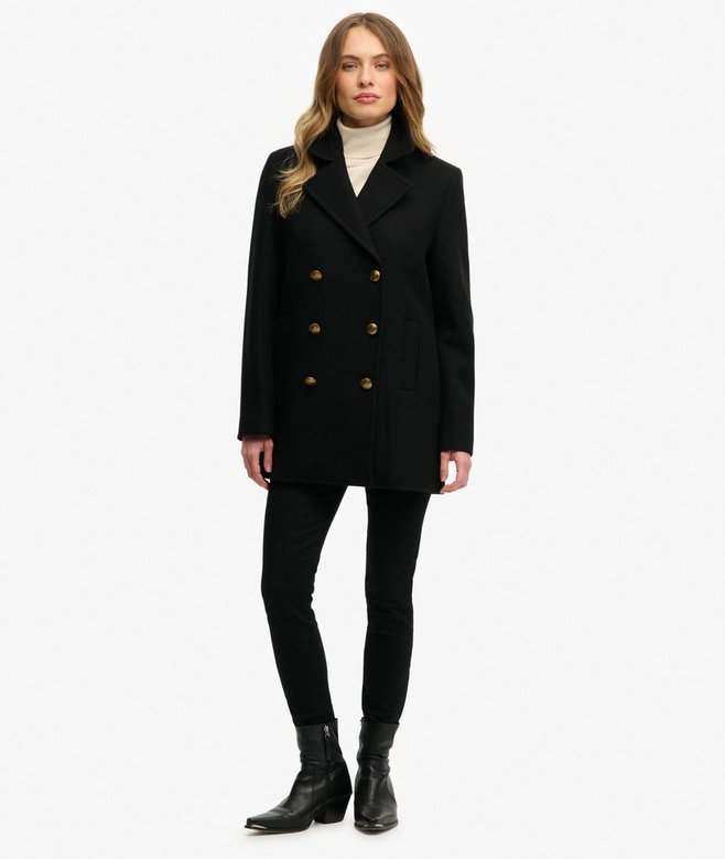 Superdry Double Breasted Pea Coat