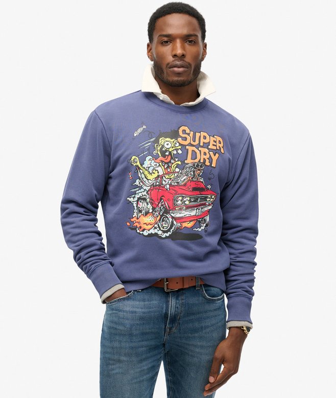 superdry Dragnut Graphic Loose Sweatshirt