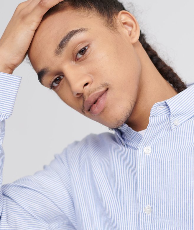 Superdry Edit Linen Button Down Shirt