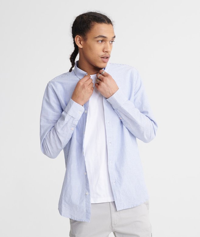superdry Edit Linen Button Down Shirt