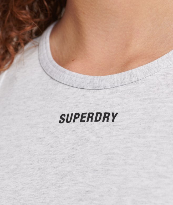 Superdry Elastic Logo Graphic Bra Top