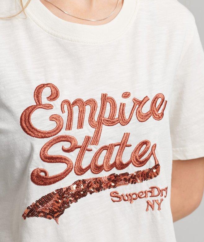 Superdry Embellished Graphic Logo T-Shirt