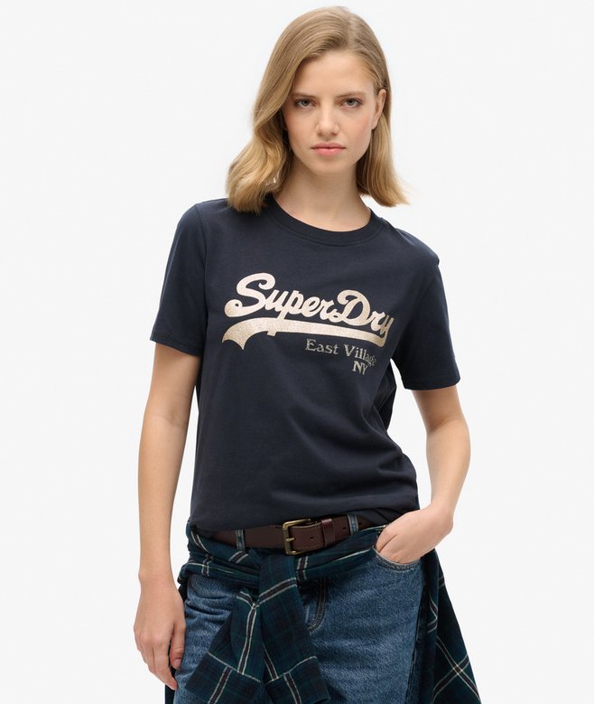 superdry Embellished Graphic Logo T-Shirt