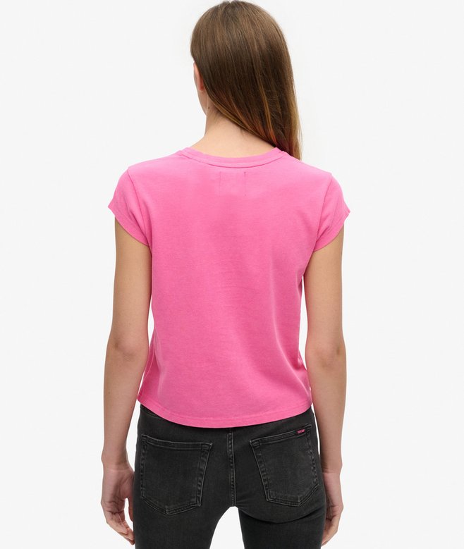 Superdry Embellished Punk Cap Sleeve T-Shirt