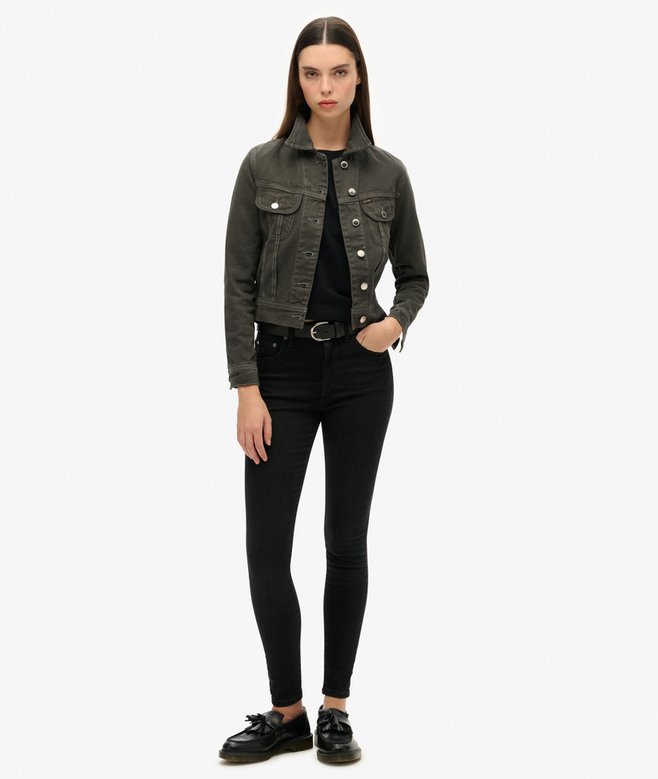 Superdry Embellished Workwear Crop Jacket