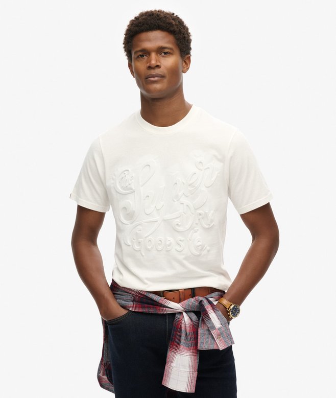 superdry Embossed Archive Graphic T-Shirt