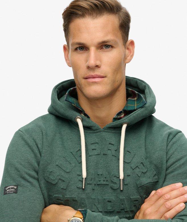 Superdry Embossed Logo Graphic Hoodie