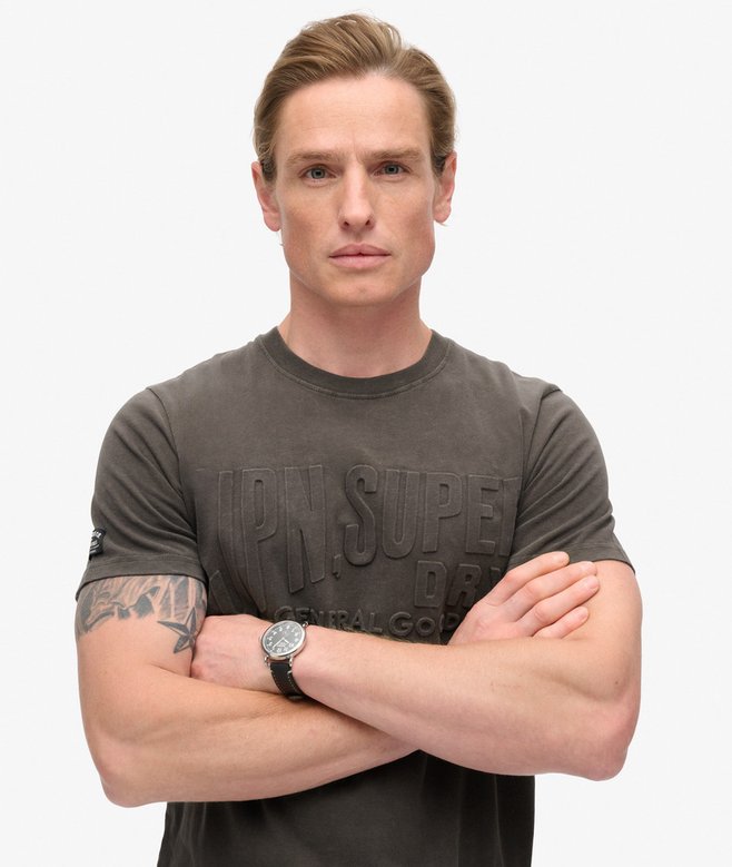 Superdry Embossed Logo Graphic T-Shirt