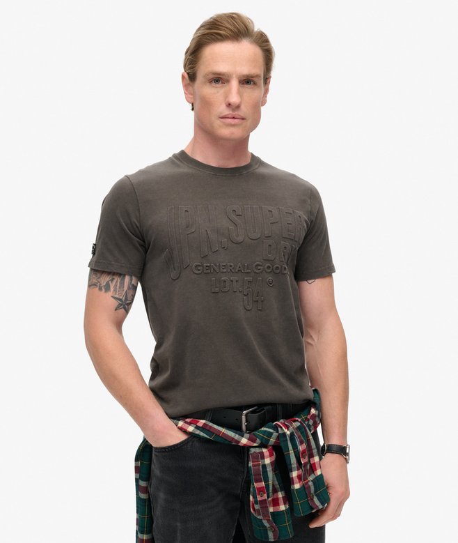 superdry Embossed Logo Graphic T-Shirt