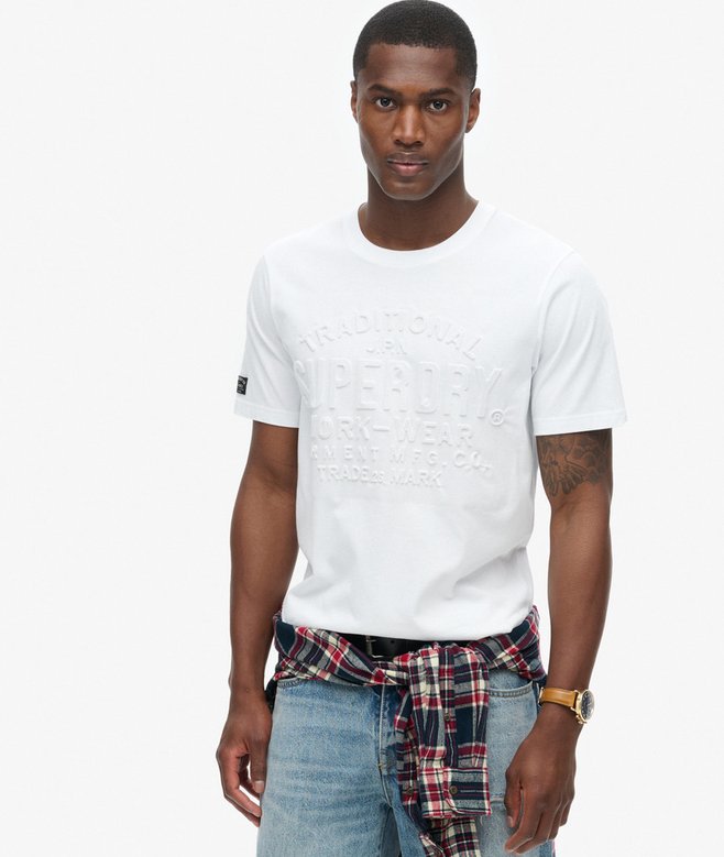 superdry Embossed Logo Graphic T-Shirt