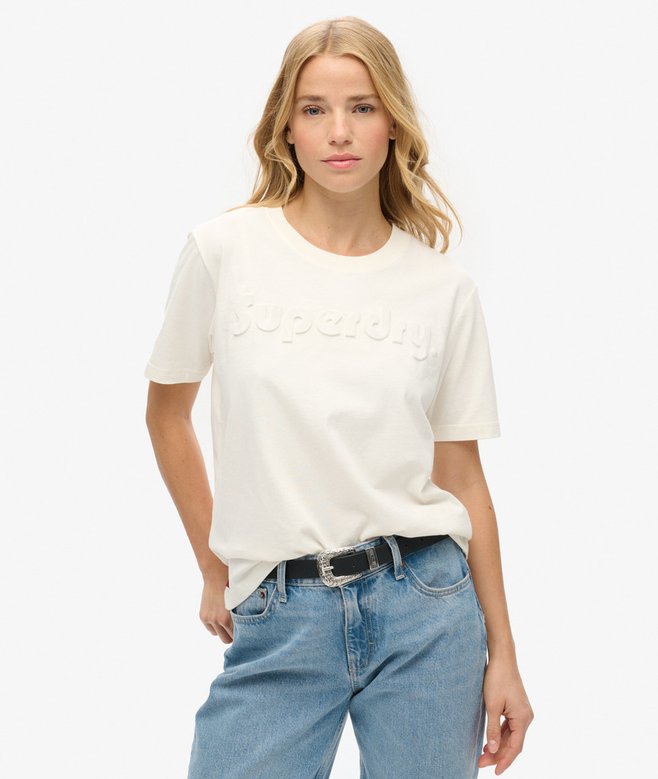 superdry Embossed Logo Relaxed T-Shirt