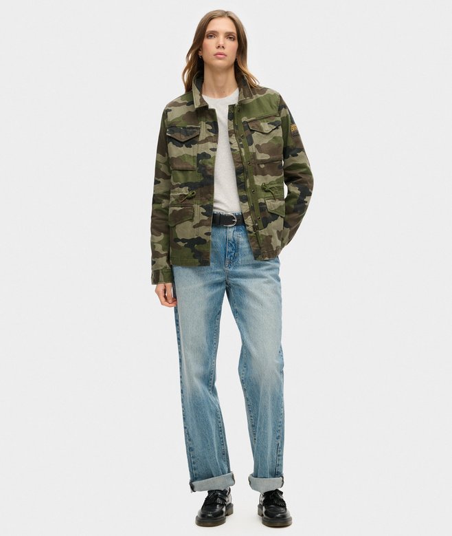 Superdry Embroidered M65 Military Jacket