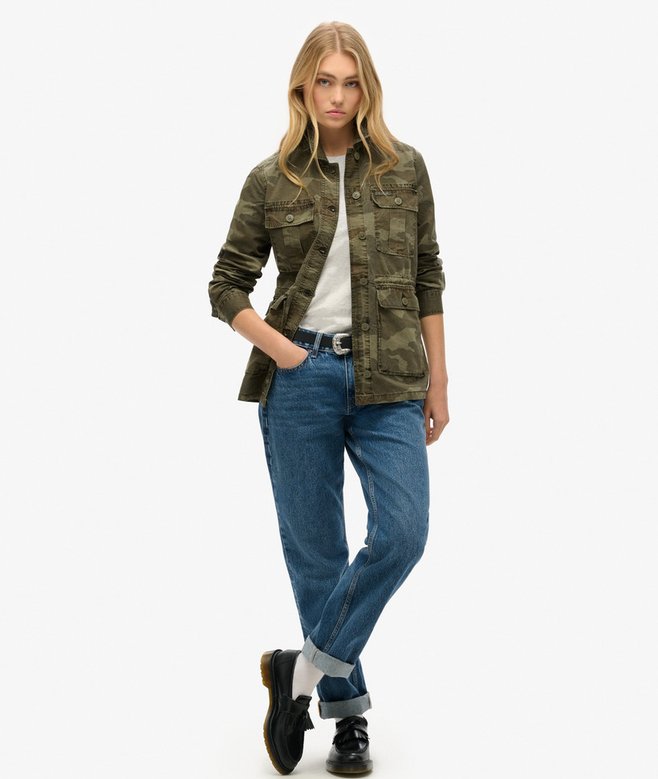 Superdry Embroidered Military Field Jacket