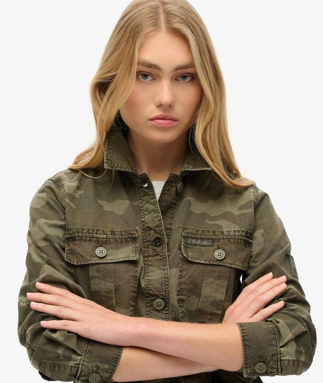 Superdry Embroidered Military Field Jacket