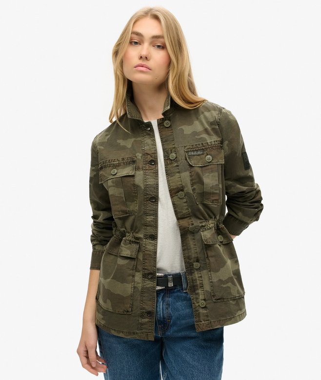Superdry Embroidered Military Field Jacket