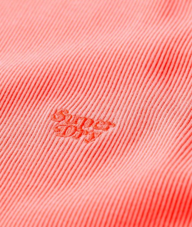 Superdry Embroidered Rib Racer Dress