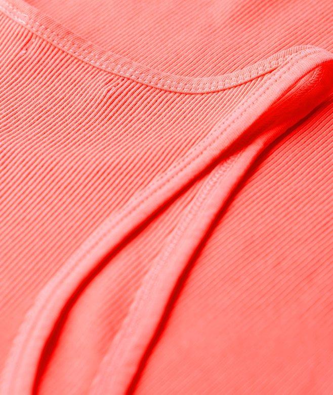 Superdry Embroidered Rib Racer Dress