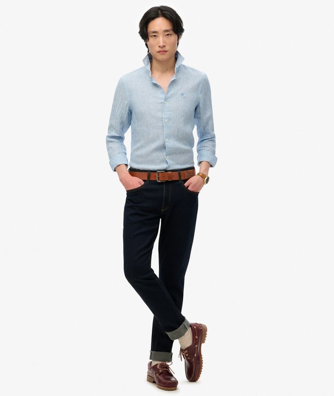 Superdry Embroidered Vacation Linen Shirt