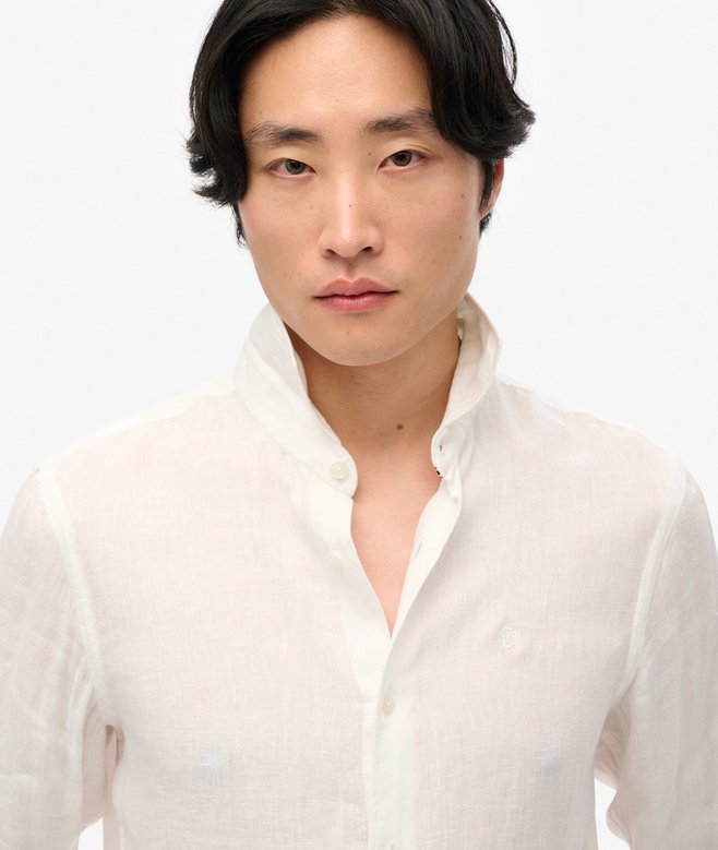 Superdry Embroidered Vacation Linen Shirt