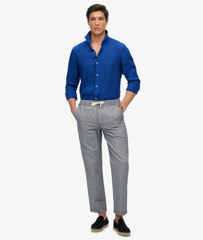 Superdry Embroidered Vacation Linen Shirt