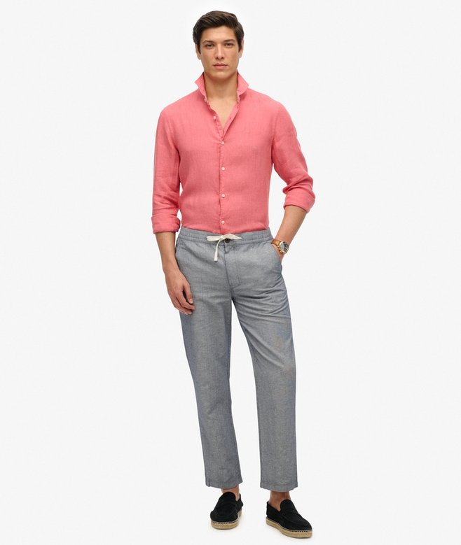 Superdry Embroidered Vacation Linen Shirt