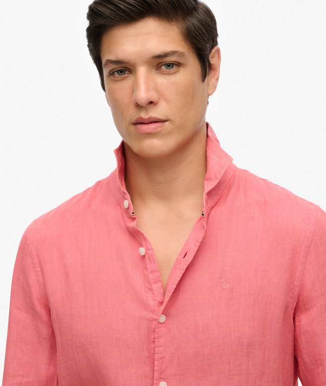 Superdry Embroidered Vacation Linen Shirt