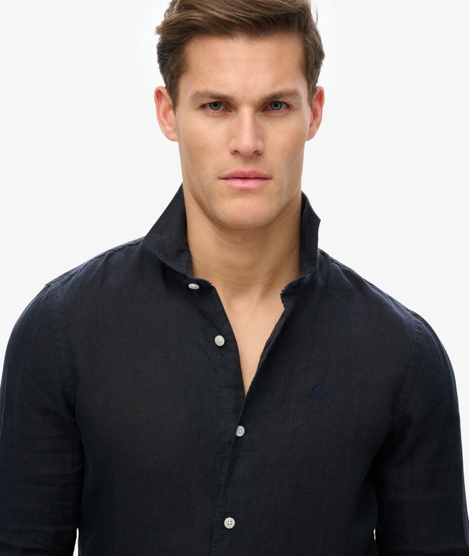 Superdry Embroidered Vacation Linen Shirt