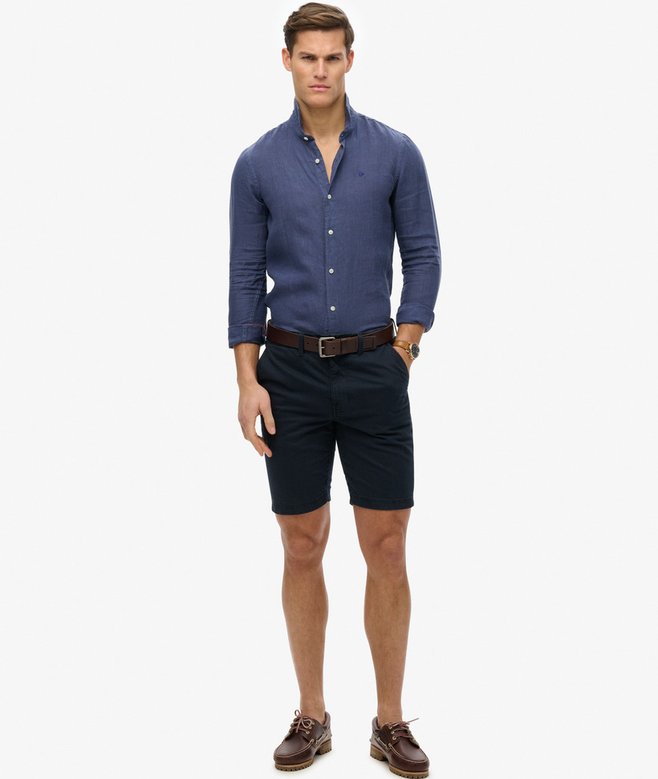 Superdry Embroidered Vacation Linen Shirt