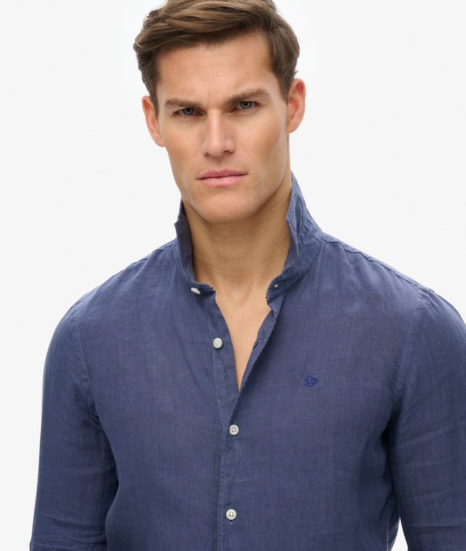 Superdry Embroidered Vacation Linen Shirt