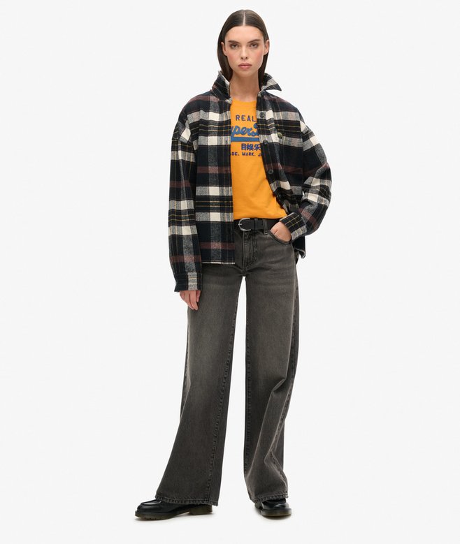 Superdry Embroidered Vintage Logo Fitted T-shirt