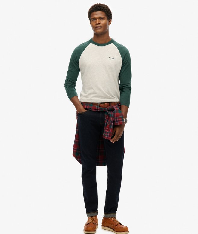 Superdry Essential Baseball Long Sleeve Top