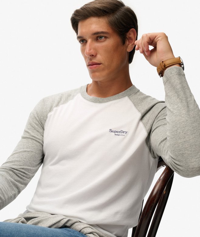Superdry Essential Baseball Long Sleeve Top