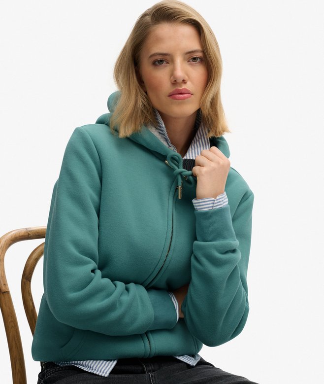 Superdry Essential Borg Lined Zip Hoodie